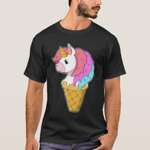 Unicorn med Ice-grädde T Shirt