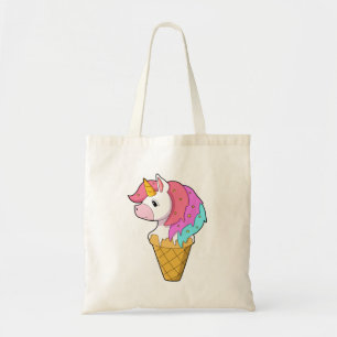 Unicorn med Ice-grädde Tygkasse