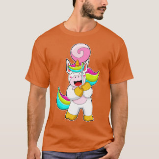 Unicorn med Lollipop T Shirt