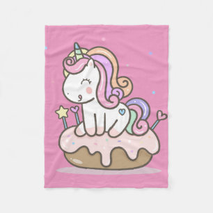 Unicorn med munstycke fleecefilt
