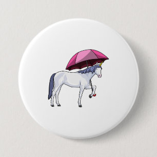 Unicorn med Parbrella Knapp