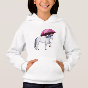 Unicorn med Parbrella T Shirt