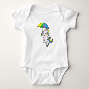 Unicorn med Parbrella T Shirt
