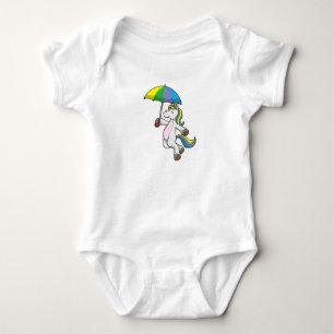 Unicorn med Parbrella T Shirt