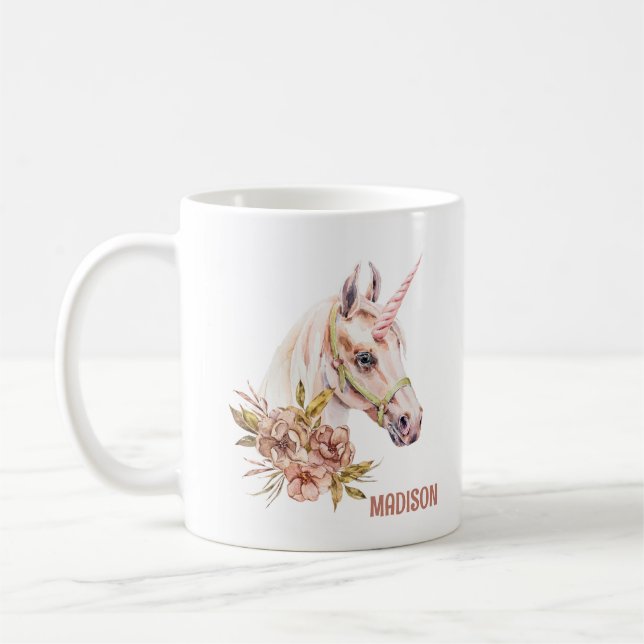 Unicorn med Ro Kaffemugg (Vänster)