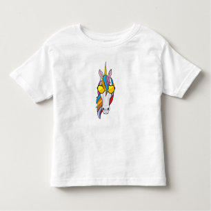 Unicorn med solglasögon t shirt