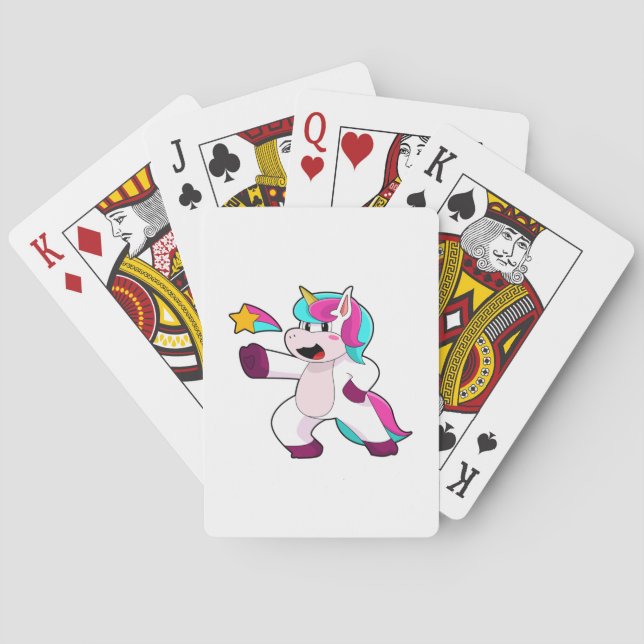Unicorn med Star Casinokort (Baksidan)