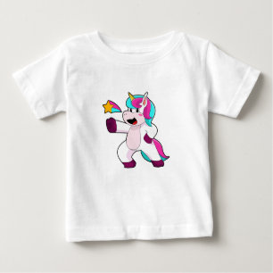 Unicorn med Star T Shirt