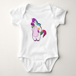 Unicorn med Star T Shirt