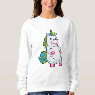Unicorn med stor Belly T Shirt