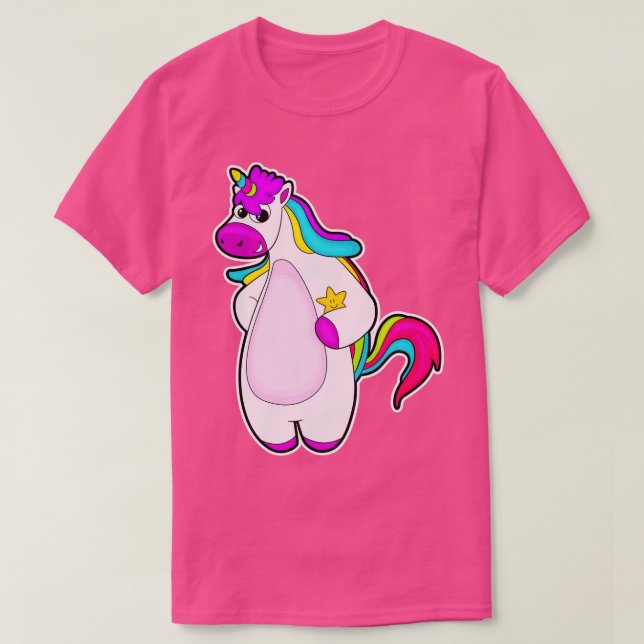Unicorn med t shirt (Design framsida)