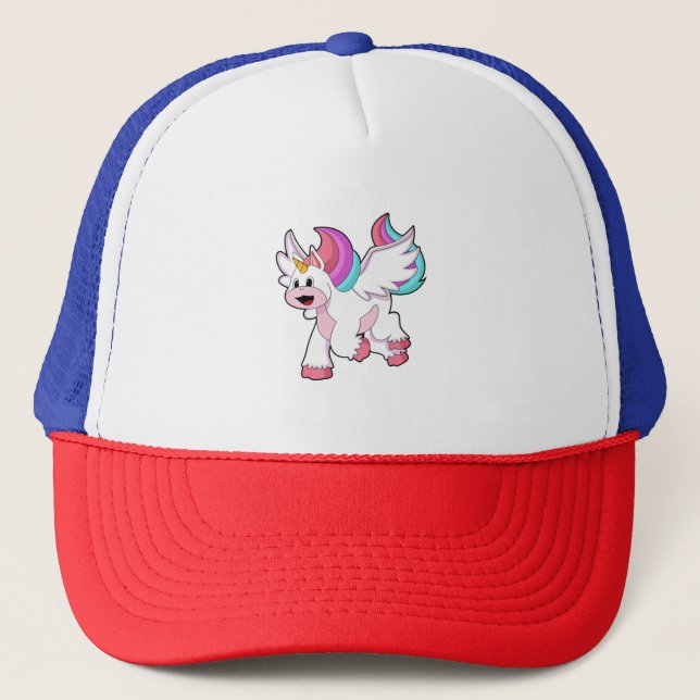 Unicorn med Vinge.PNG Keps (Framsida)