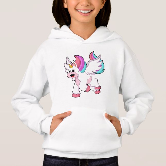 Unicorn med Vinge.PNG T Shirt (Framsida)