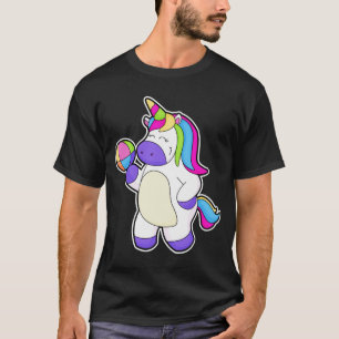Unicorn med Volleyball T Shirt