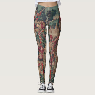 Unicorn Medieval Art - Hunters återvänder till C Leggings