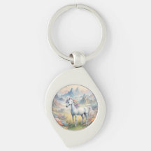 Unicorn Metall Keychain