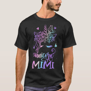 Unicorn Mimi Family Matching Mamma Birthday Squad T Shirt
