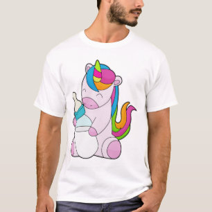 Unicorn Mjölk flaska T Shirt