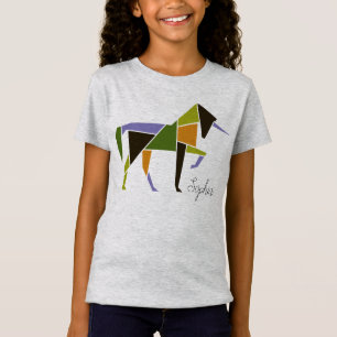 Unicorn - Modern Abstrakt Elegant Personalize T Shirt