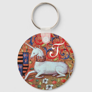 UNICORN MONOGRAM NYCKELRING