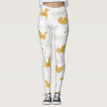Unicorn Mönster Girly Yoga Running guld Glitter Leggings<br><div class="desc">Unicorn mode-design för flickor och kvinnor. "Drömmar är Unicorns lekplats." Unicorn - en symbol för magi,  mirakel,  renhet,  oskuld,  förtjusning och visdom.</div>