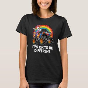 Unicorn Monster Lastbil för ungdomar K T Shirt