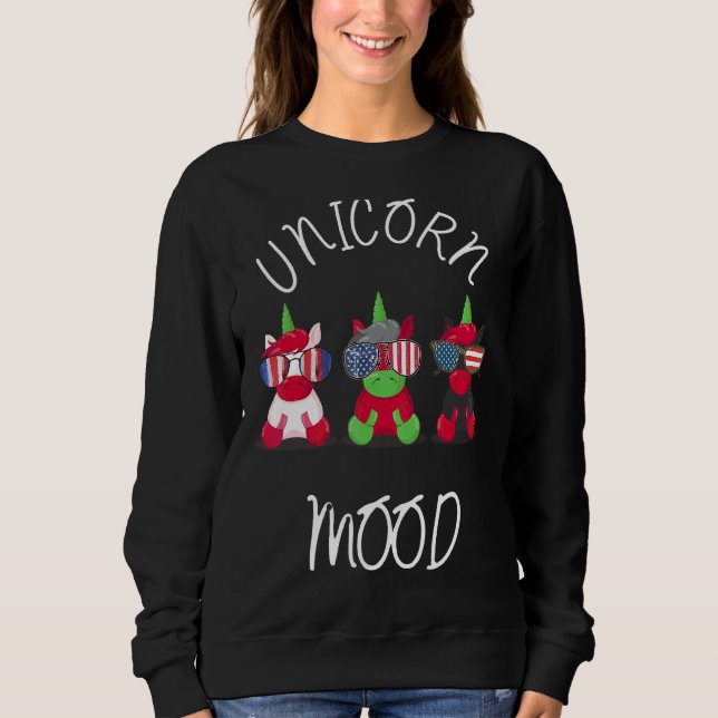 Unicorn Mood 10 T Shirt (Framsida)