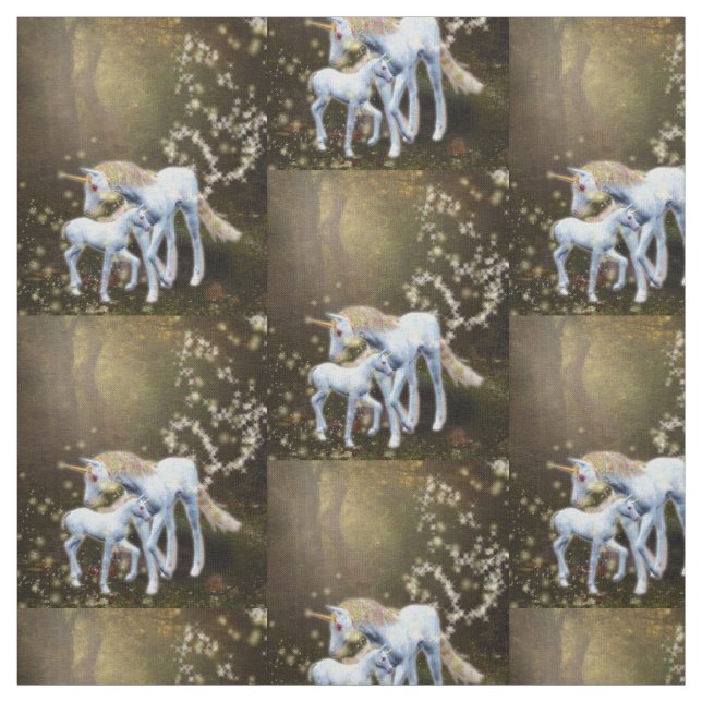 Unicorn mor och Baby Tyg (Provkarta)
