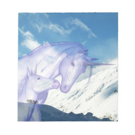 Unicorn Mor och Foster Anteckningsblock