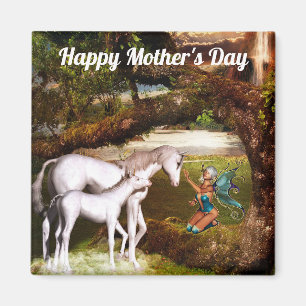 Unicorn Mors dag Magnet