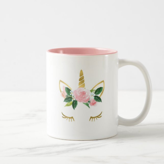 Unicorn Mug Två-Tonad Mugg (Höger)