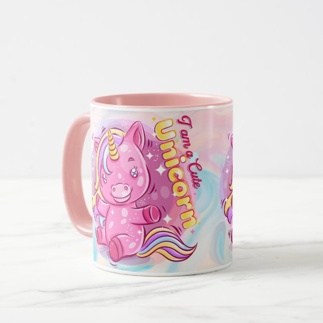 Unicorn mugg (Framsida vänster)