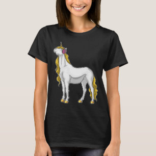 Unicorn Musician Headphone Music T Shirt