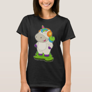 Unicorn Musician Headphone Music T Shirt