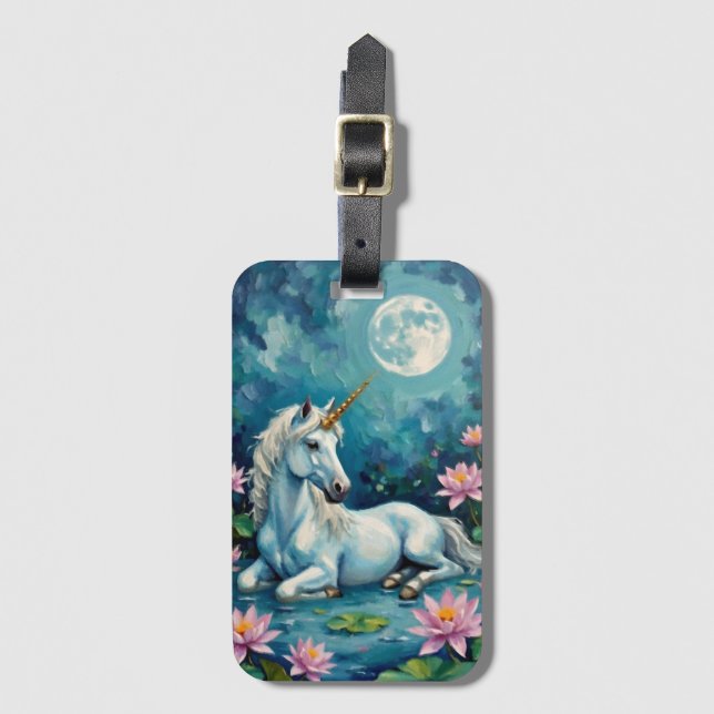 Unicorn Mystic Garden Bagagebricka (Framsida vertikal)