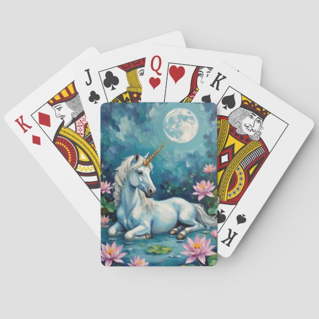 Unicorn Mystic Garden Casinokort (Baksidan)