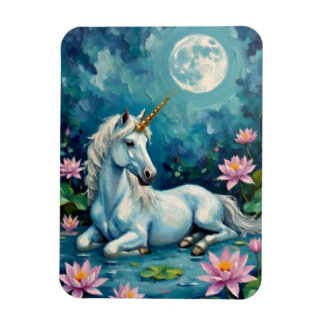 Unicorn Mystic Garden Magnet