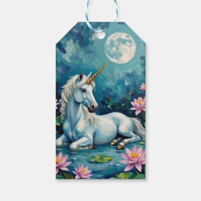 Unicorn Mystic Garden Presentetikett (Framsidan)