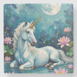 Unicorn Mystic Garden Stenunderlägg