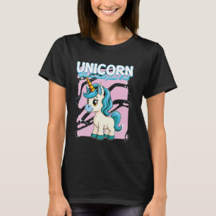 Unicorn när det i tveksamhet leder ut Unicorn T Shirt