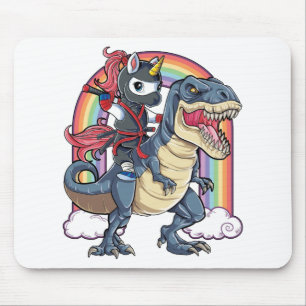 Unicorn Ninja Riding Dinosaur Musmatta