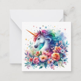 Unicorn Note-kort Anteckningskort