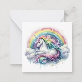 Unicorn Note-kort Anteckningskort