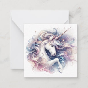 Unicorn Note-kort Anteckningskort