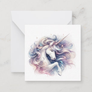 Unicorn Note-kort Anteckningskort