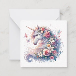 Unicorn Note-kort Anteckningskort