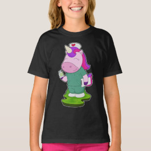 Unicorn Nurse Medicine T Shirt