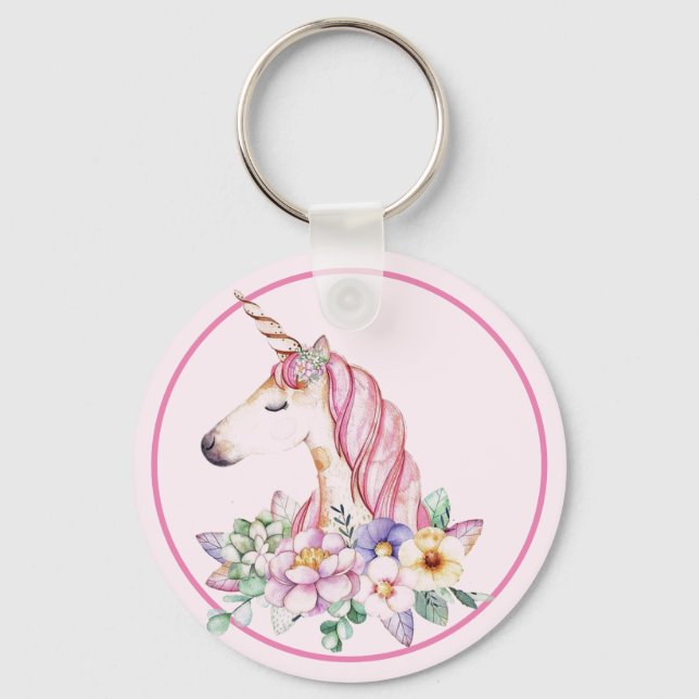 Unicorn Nyckelring (Framsida)