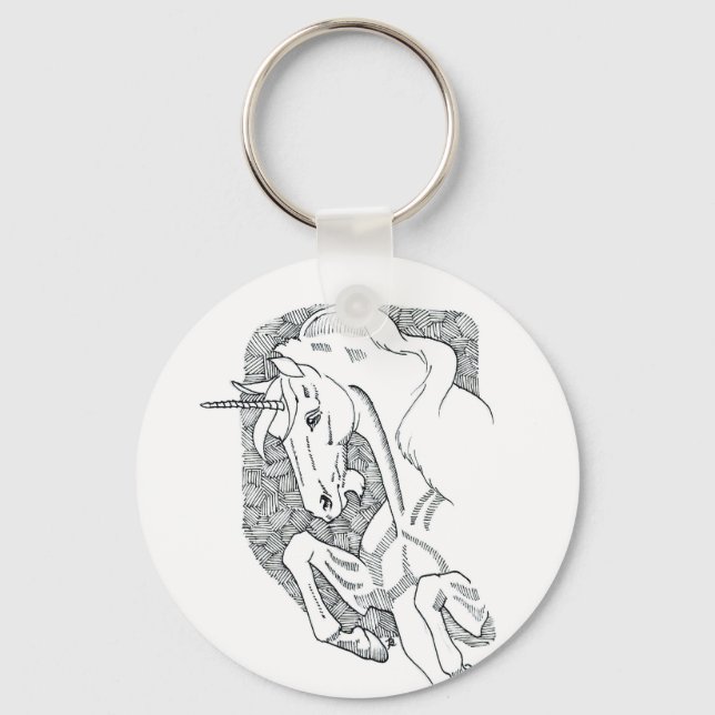 Unicorn Nyckelring (Framsida)