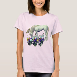 Unicorn och Butterflies fantasy T Shirt